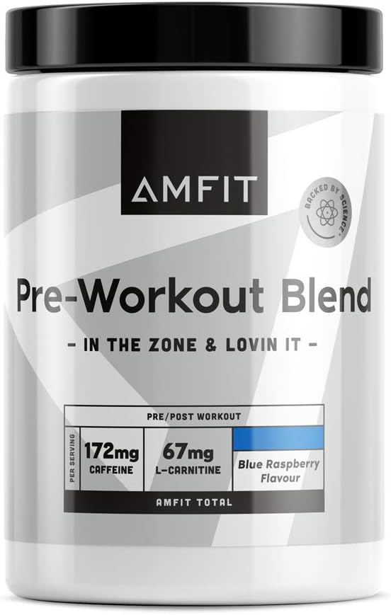 Amfit Pre-Workout 360g Blaue Himbeere