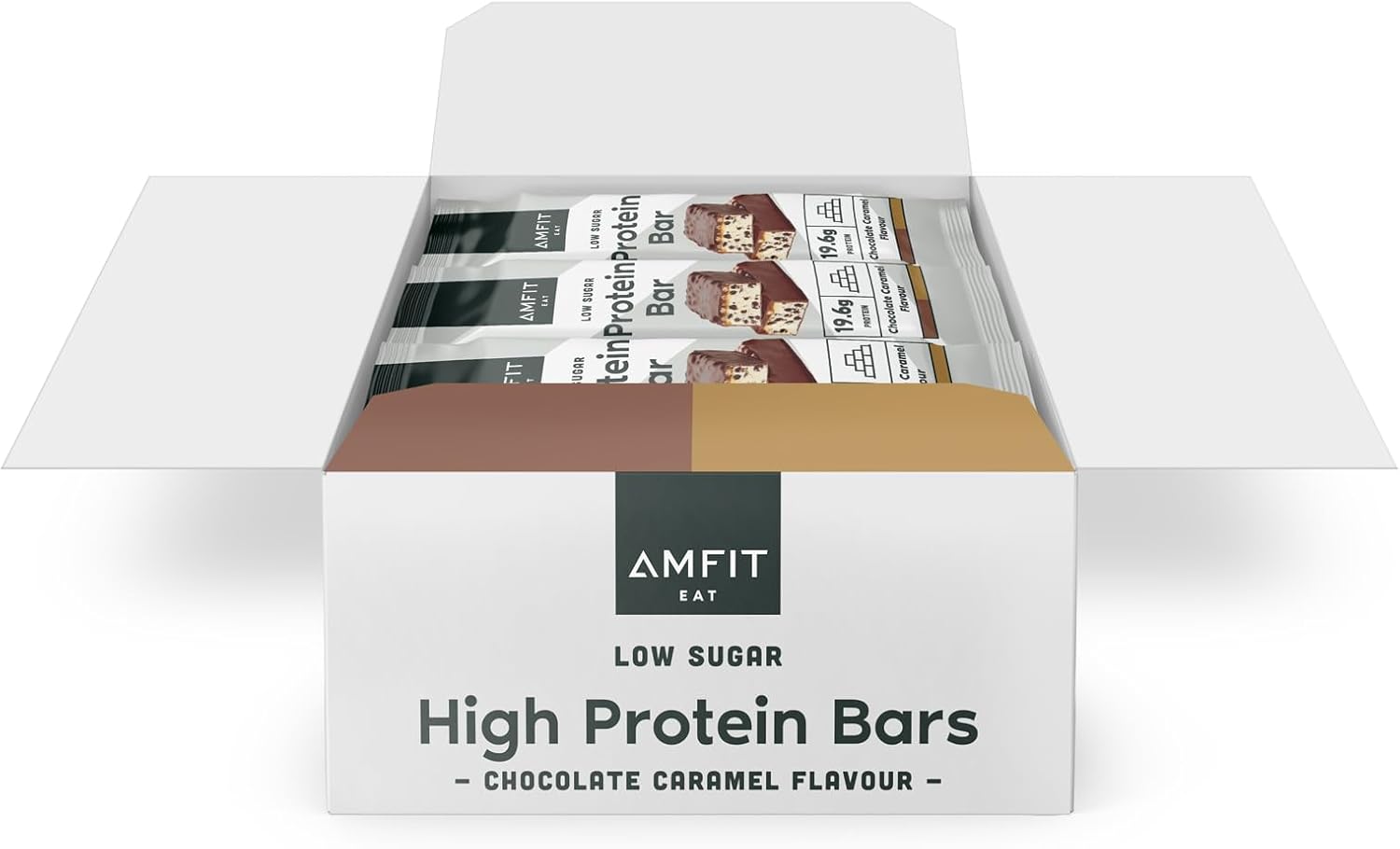 Amfit Protein Riegel Schoko-Karamell 12er Pack